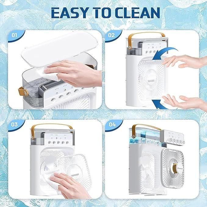Mini Cooler AC. Your 3-in-1 Solution for Cool, Clean & Comfortable Air Anywhere