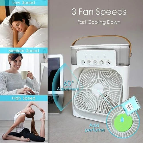 Mini Cooler AC. Your 3-in-1 Solution for Cool, Clean & Comfortable Air Anywhere