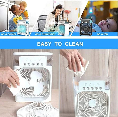 Mini Cooler AC. Your 3-in-1 Solution for Cool, Clean & Comfortable Air Anywhere